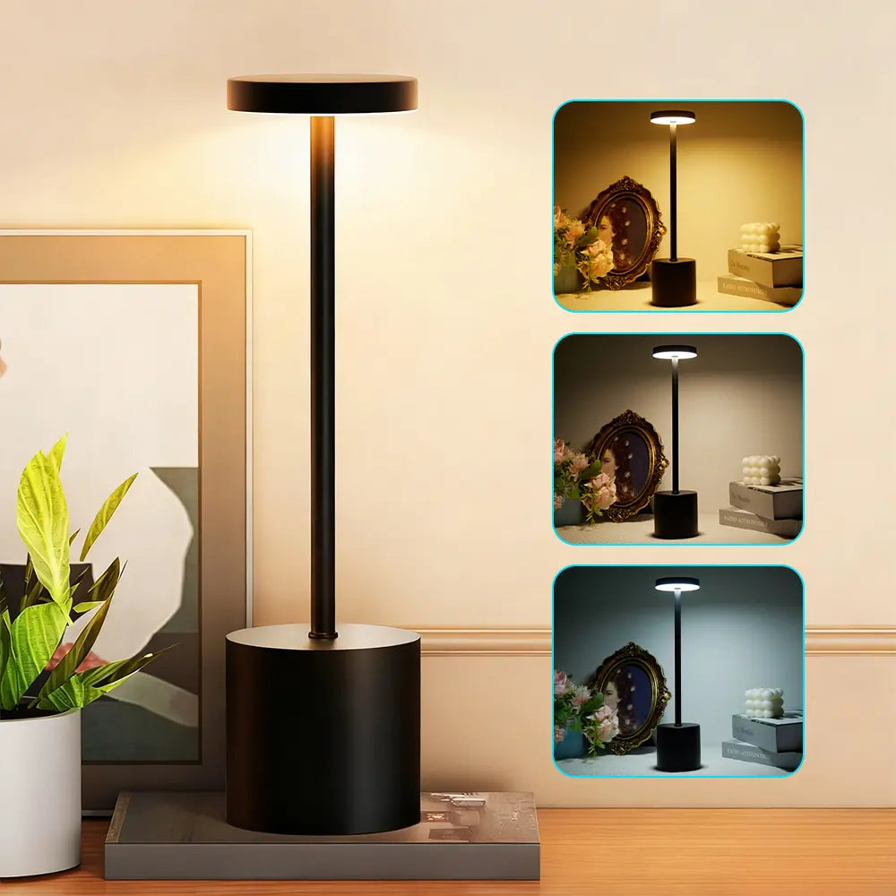 Luminária de Mesa Sem Fio Dimerizável